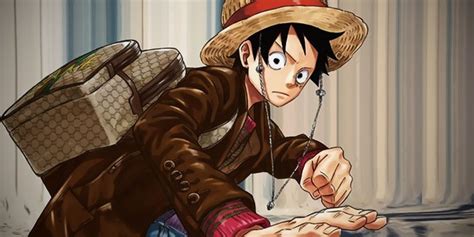 gucci x one piece release date|luffy and zoro gucci fashion.